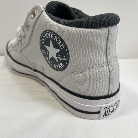 Converse All Star Men's 11.5 Gray White Black Malden Street Mid Top A08612F NWOB - Picture 4 of 10